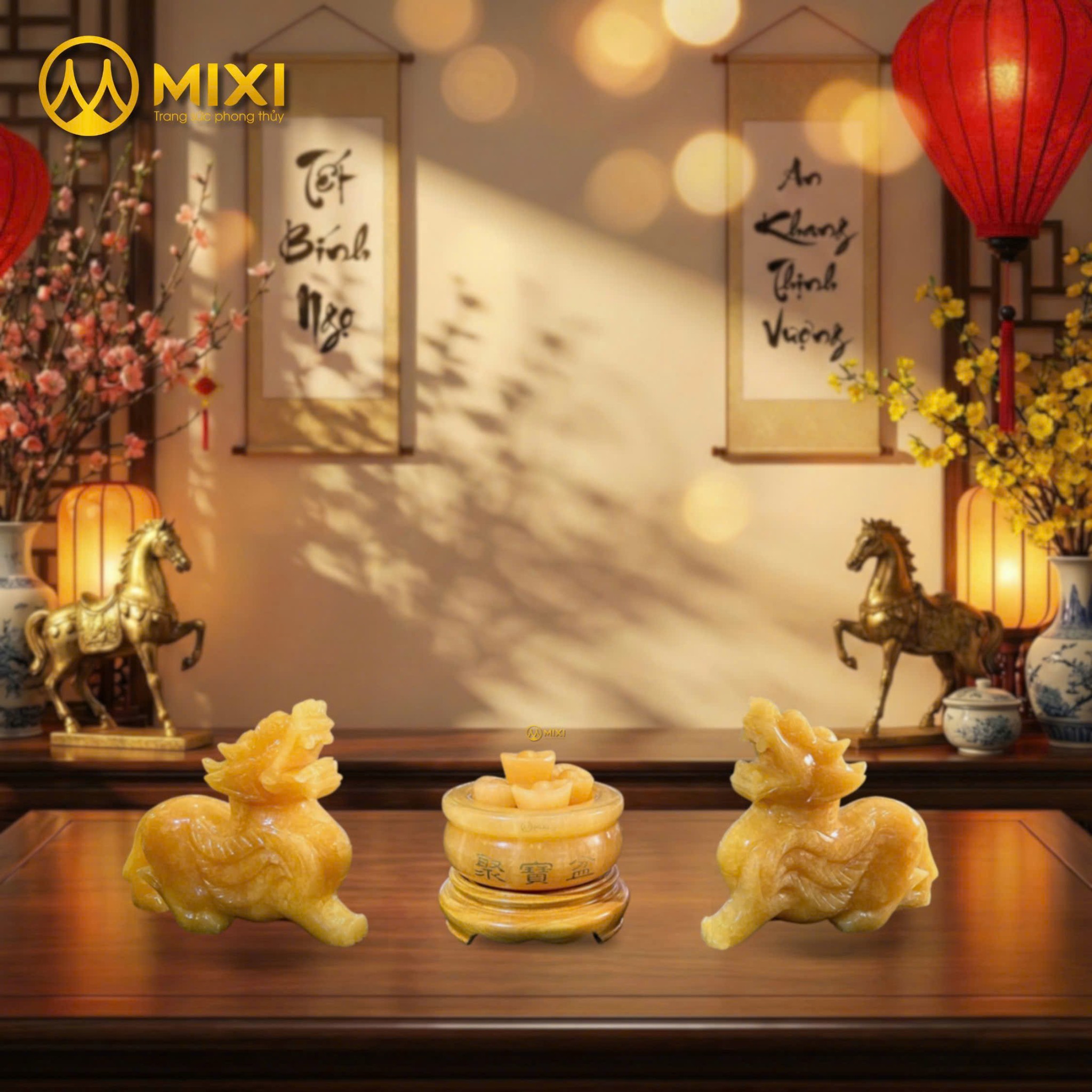 TỲ HƯU CHẦU BÁT TỤ BẢO NGỌC HOÀNG LONG: ĐẠI TRẬN CHIÊU TÀI – TỤ LỘC VÔ TẬN – VƯỢNG PHÁT BÍNH NGỌ 2026