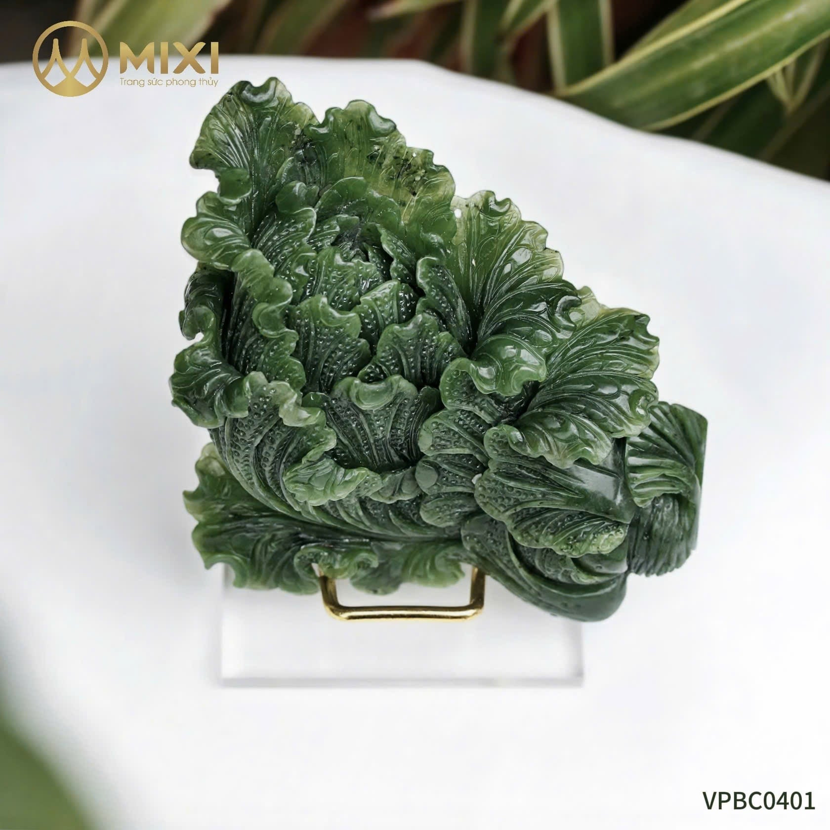 BẮP CẢI TÀI LỘC NGỌC BÍCH NEPHRITE: 