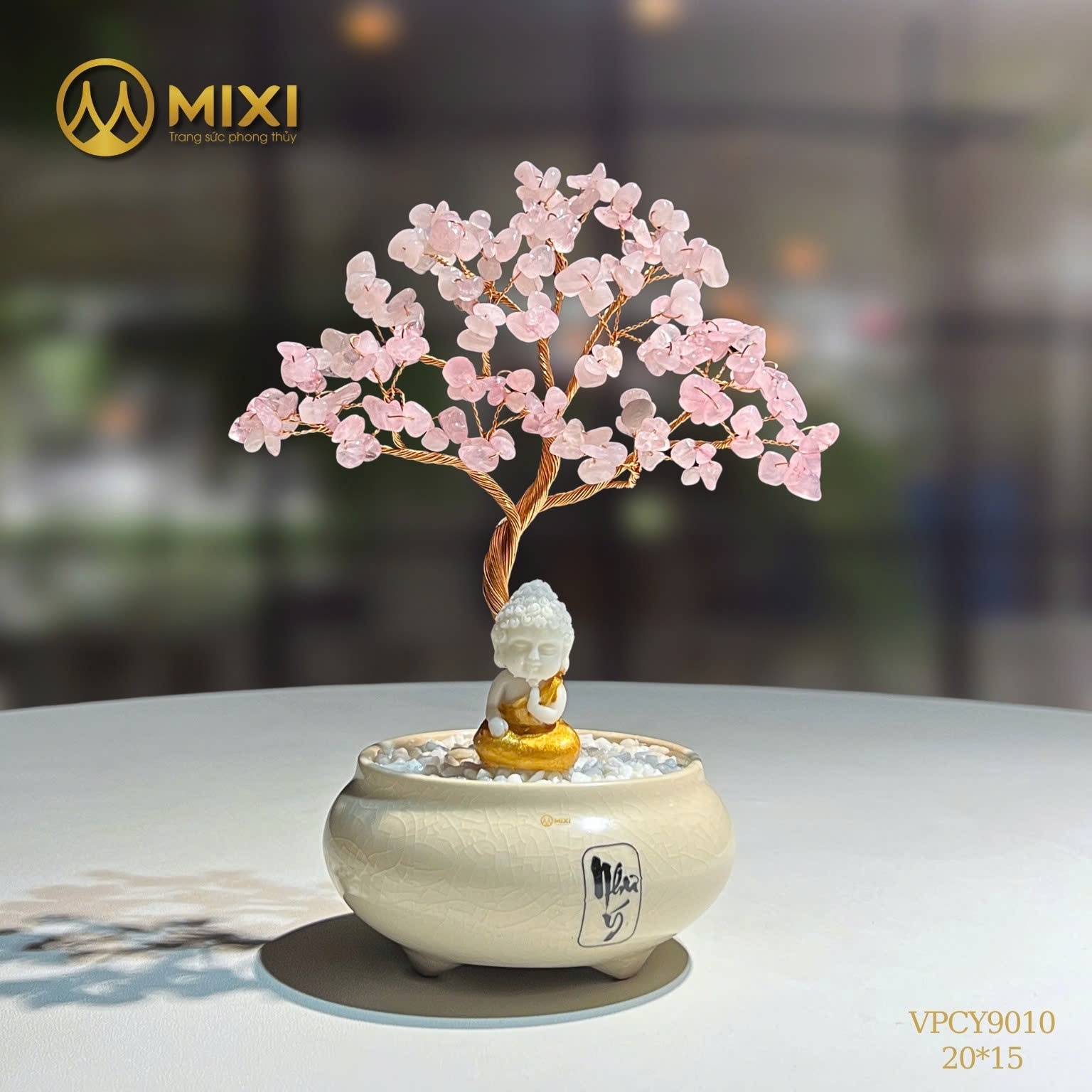 CÂY TÀI LỘC CHẬU MEN CHỮ NHƯ Ý THẠCH ANH HỒNG – BIỂU TƯỢNG CỦA TÌNH YÊU, MAY MẮN & HẠNH PHÚC VIÊN MÃN