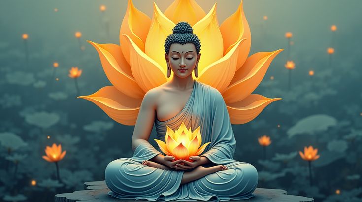 🕯 Vu Lan về… là khi lòng người khẽ chùng lại. Một đoá hoa cài lên ngực áo, nhắc ta rằng hiếu hạnh chính là gốc rễ của bình an.