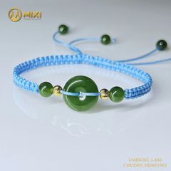 VÒNG TẾT ĐỒNG ĐIẾU NGỌC BÍCH MIX NGỌC BÍCH – BI KHÍA VÀNG 10K