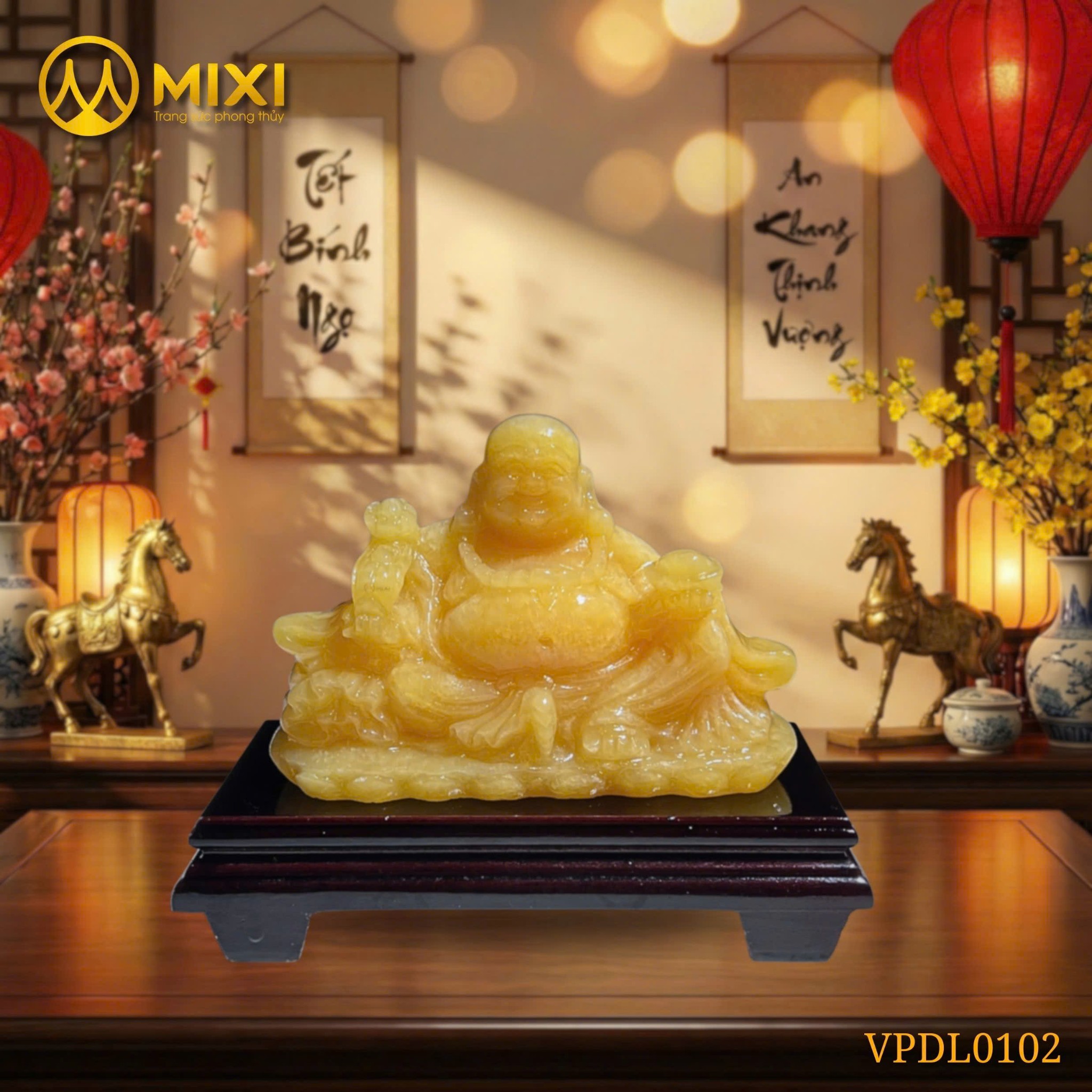 TƯỢNG PHẬT DI LẶC NGỌC HOÀNG LONG: NỤ CƯỜI HỶ LẠC – RƯỚC LỘC THẦN TÀI – ĐẠI CÁT BÍNH NGỌ 2026