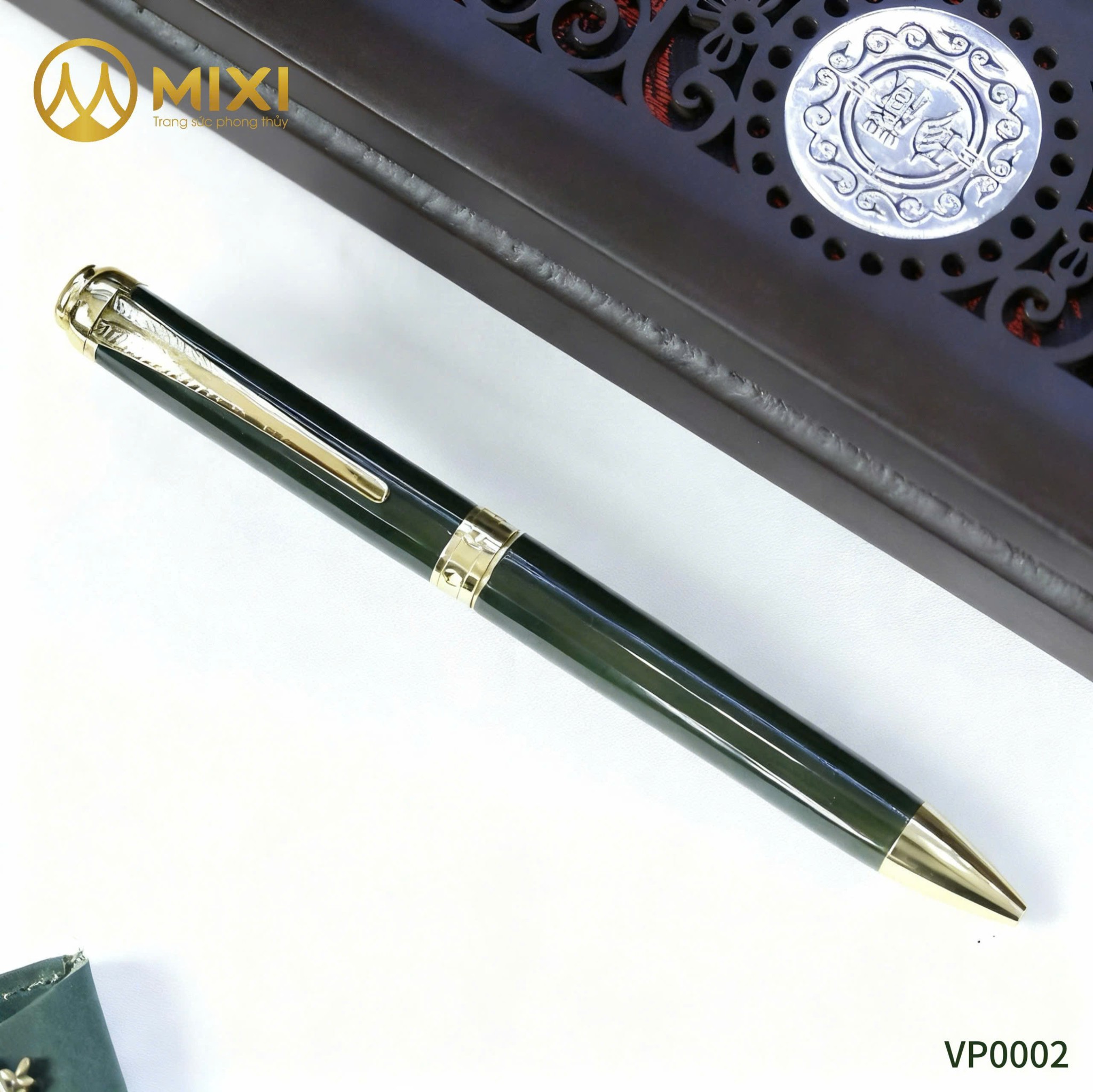 Bút Ký Ngọc Bích Nephrite Canada – Nét Chữ Hanh Thông, Khẳng Định Vị Thế
