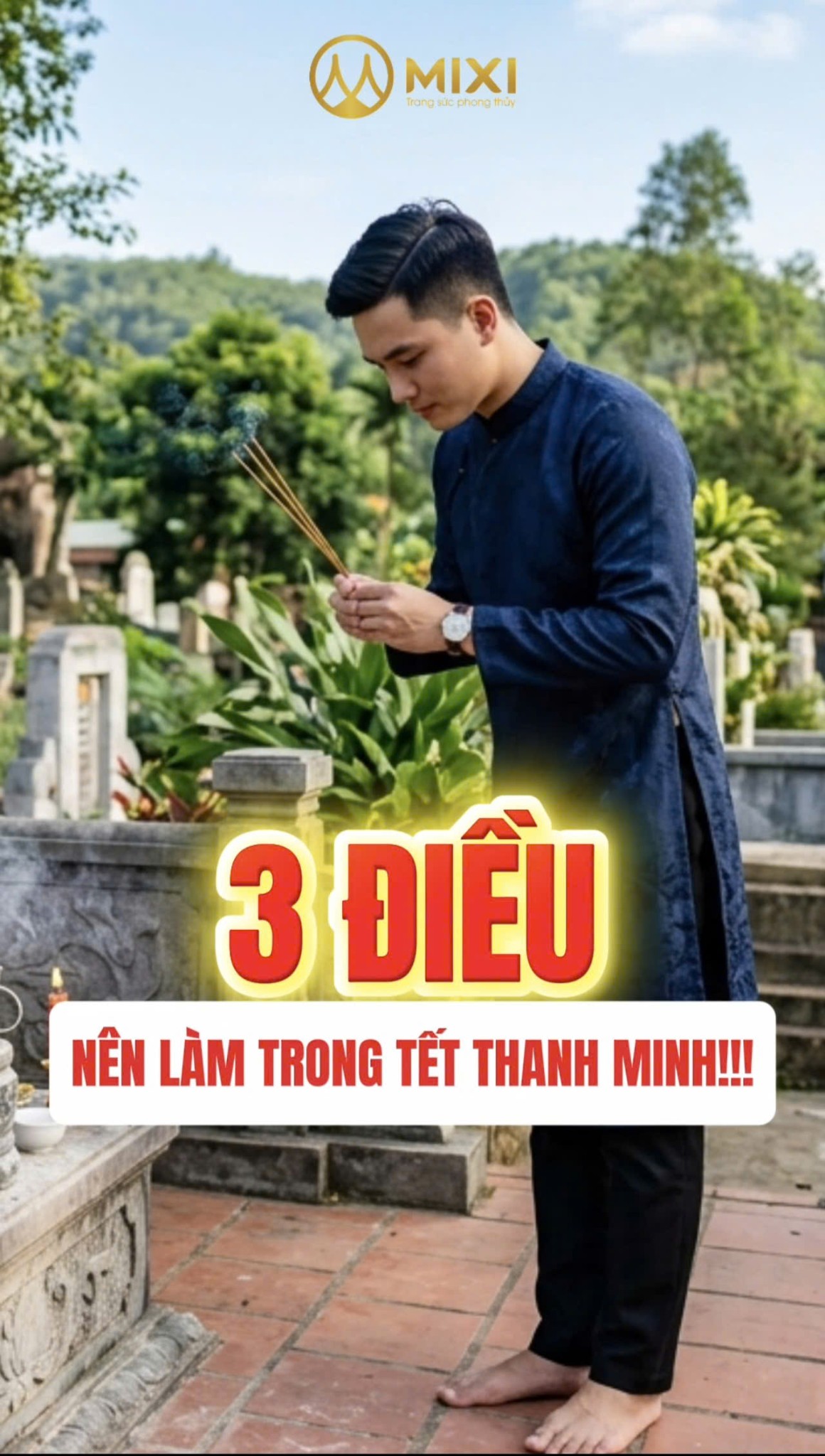 🙏 3 VIỆC NÊN LÀM TẾT THANH MINH ĐỂ KÍCH HOẠT CÁT KHÍ, GIA ĐẠO BÌNH AN!!! 🙏