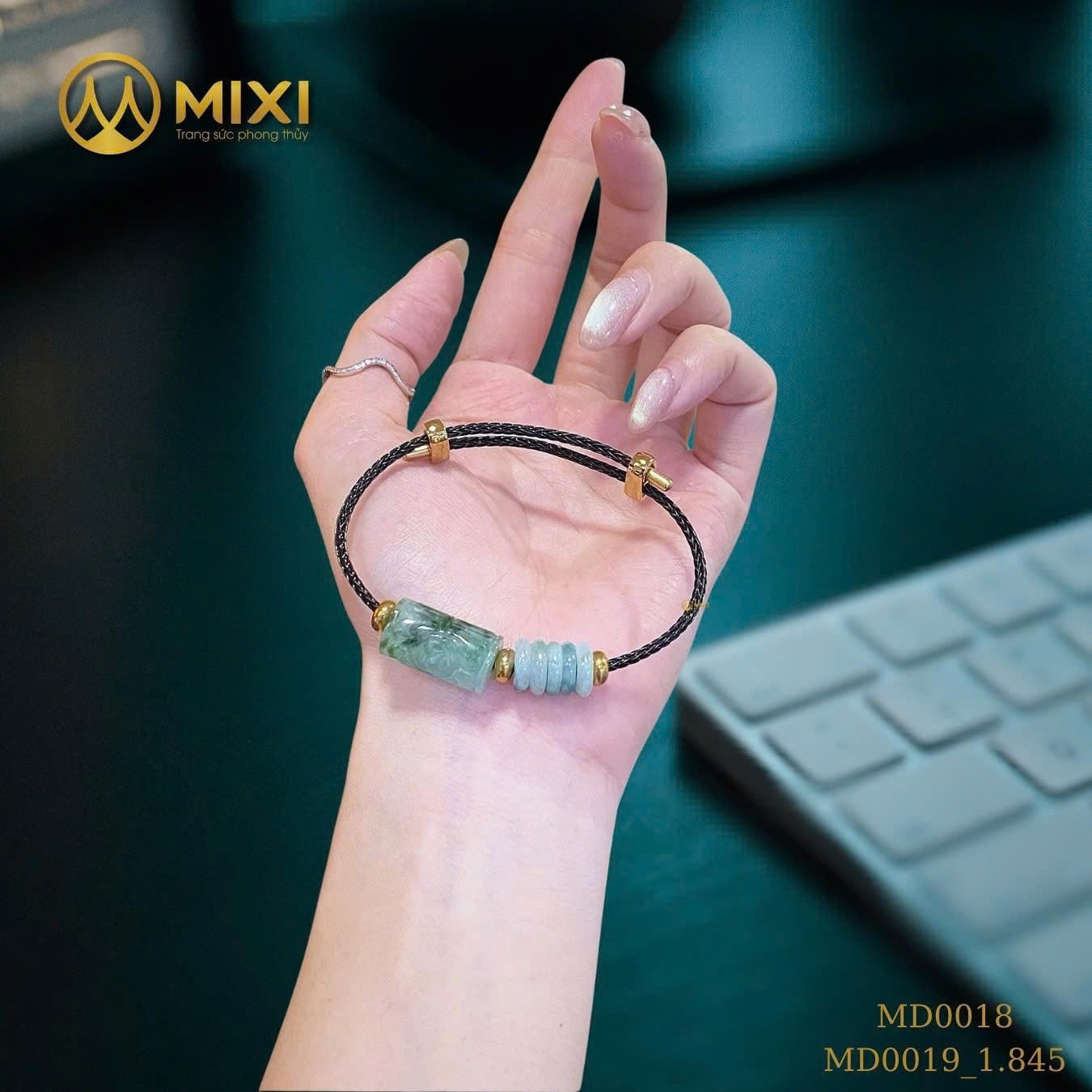 VÒNG TAY DÂY CÁP MIX LU THỐNG – NGŨ ĐIẾU NGỌC CẨM THẠCH – HỘ MỆNH, CHIÊU TÀI, PHÚC KHÍ LAN TỎA CHO NỮ