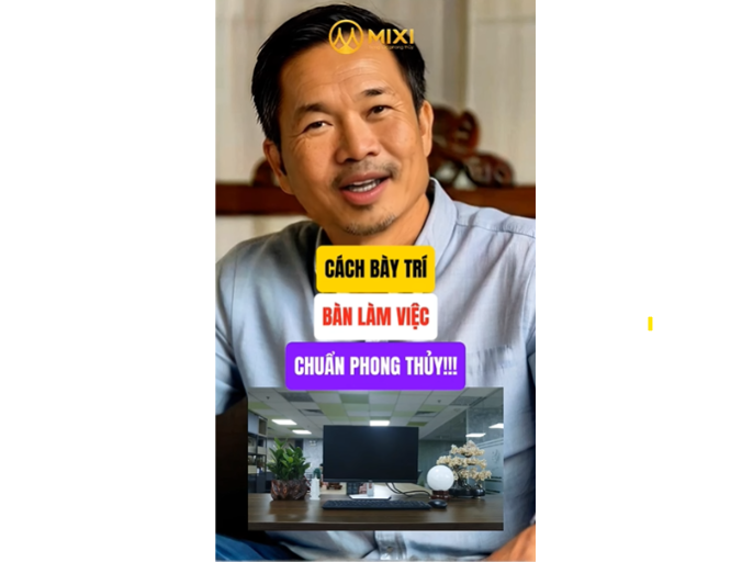 CÁCH BÀY TRÍ BÀN LÀM VIỆC CHUẨN PHONG THỦY!!!