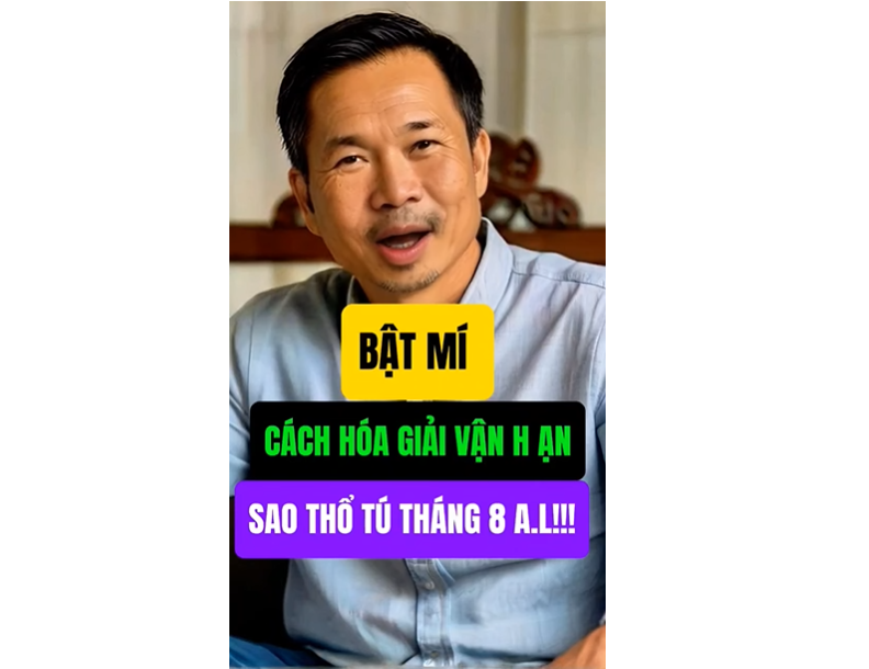 BẬT MÍ BÍ QUYẾT HÓA GIẢI HẠN THỔ TÚ THÁNG 8 ÂM LỊCH‼‼‼