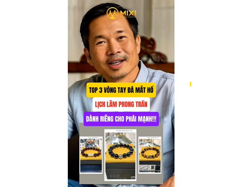 ✨ TOP 3 VÒNG TAY ĐÁ MẮT HỔ – LỊCH LÃM PHONG TRẦN, KHẲNG ĐỊNH BẢN LĨNH PHÁI MẠNH ✨