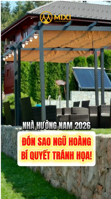 ⚠️ Nhà hướng Nam năm 2026 Bính Ngọ – năm nay cần đặc biệt cẩn trọng.