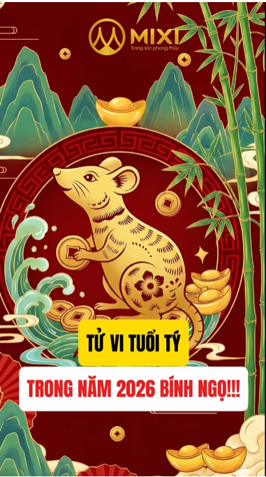 🐁 TỬ VI TUỔI TÝ NĂM 2026 BÍNH NGỌ – NĂM THÁI TUẾ, BƯỚC NGOẶT LỚN!!!