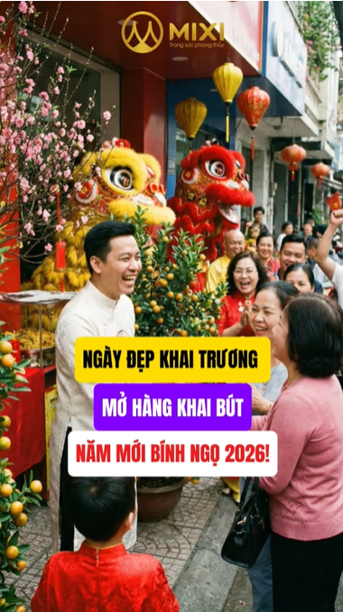 🧧NGÀY ĐẸP KHAI TRƯƠNG MỞ HÀNG, KHAI BÚT - NĂM MỚI BÍNH NGỌ 2026!