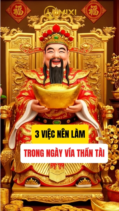 3 VIỆC NÊN LÀM - TRONG NGÀY VÍA THẦN TÀI, ĐẮC LỘC TOÀN GIA!!!
