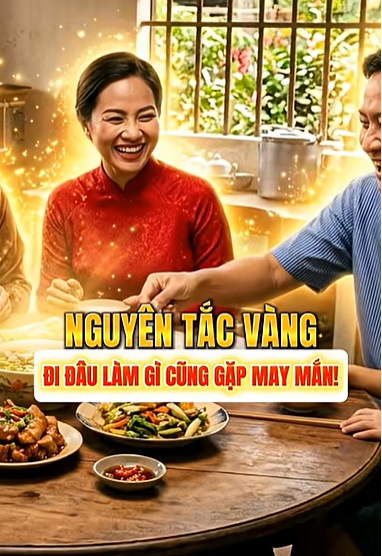 HÃY NHỚ NGUYÊN TẮC VÀNG ĐI ĐÂU LÀM GÌ CŨNG GẶP MAY MẮN!