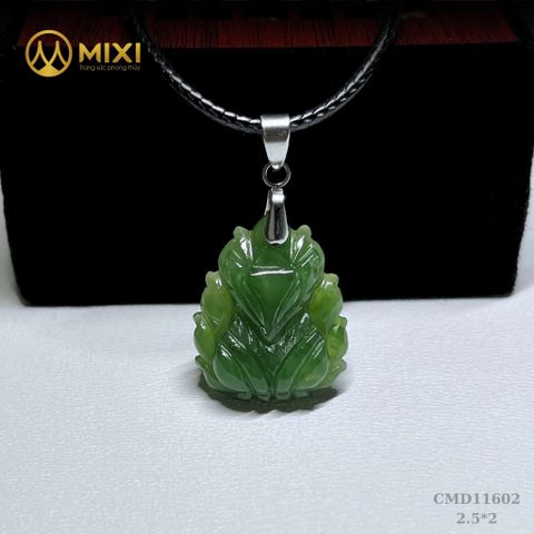 Mặt Dây Hồ Ly Ngọc Bích Nephrite – Khí Chất Quyền Quý, Vượng Duyên Cát Tường