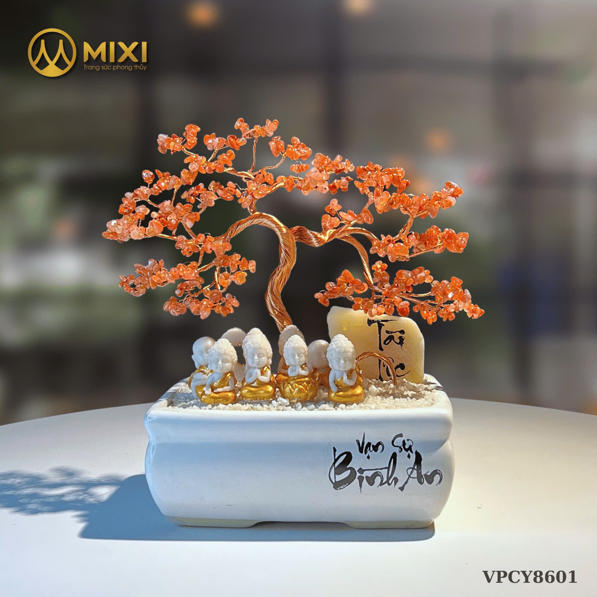 CÂY TÀI LỘC MÃ NÃO ĐỎ DÁNG TÙNG: 