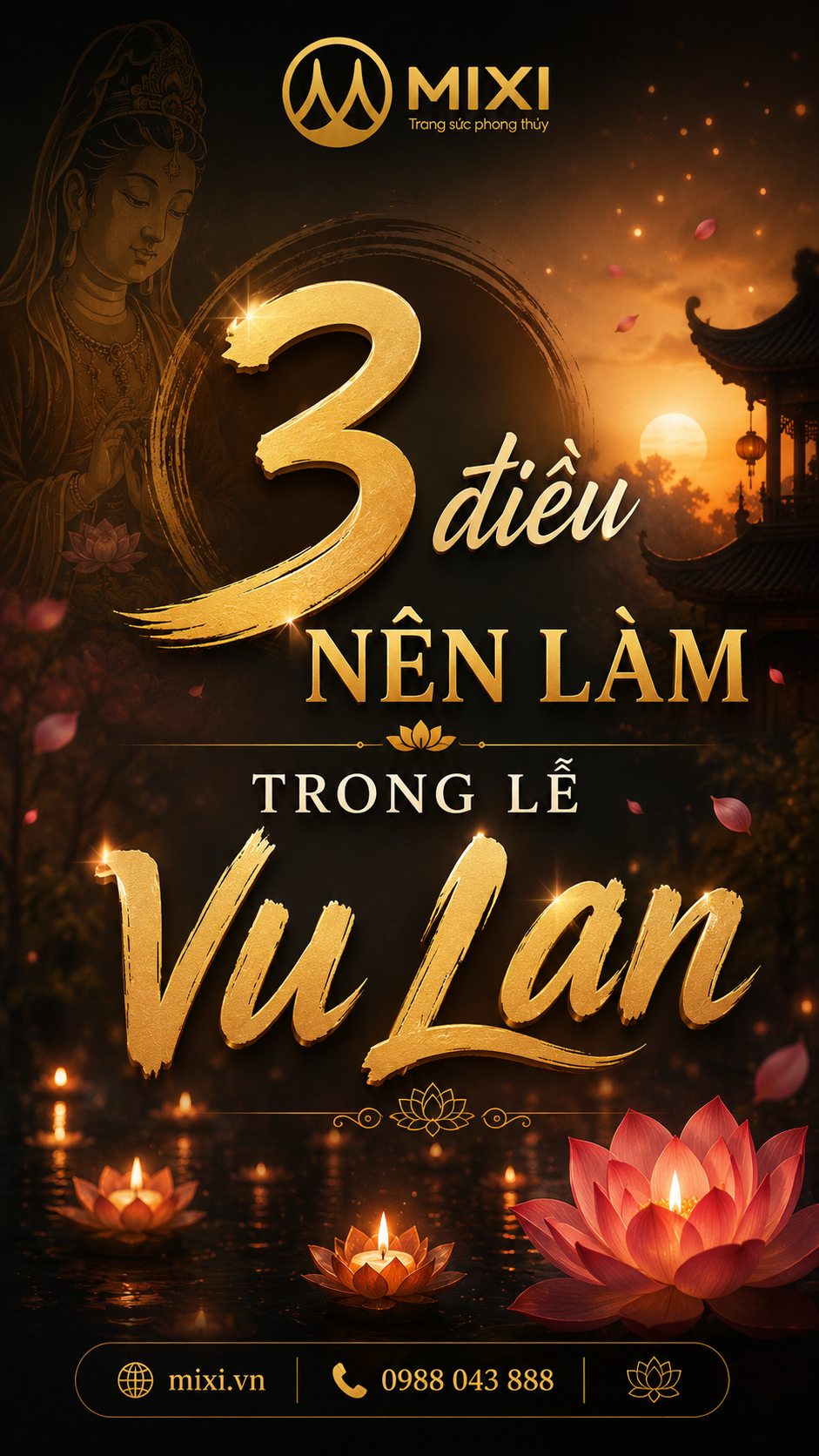 🙏 3 ĐIỀU NÊN LÀM TRONG ĐẠI LỄ VU LAN!!!🙏