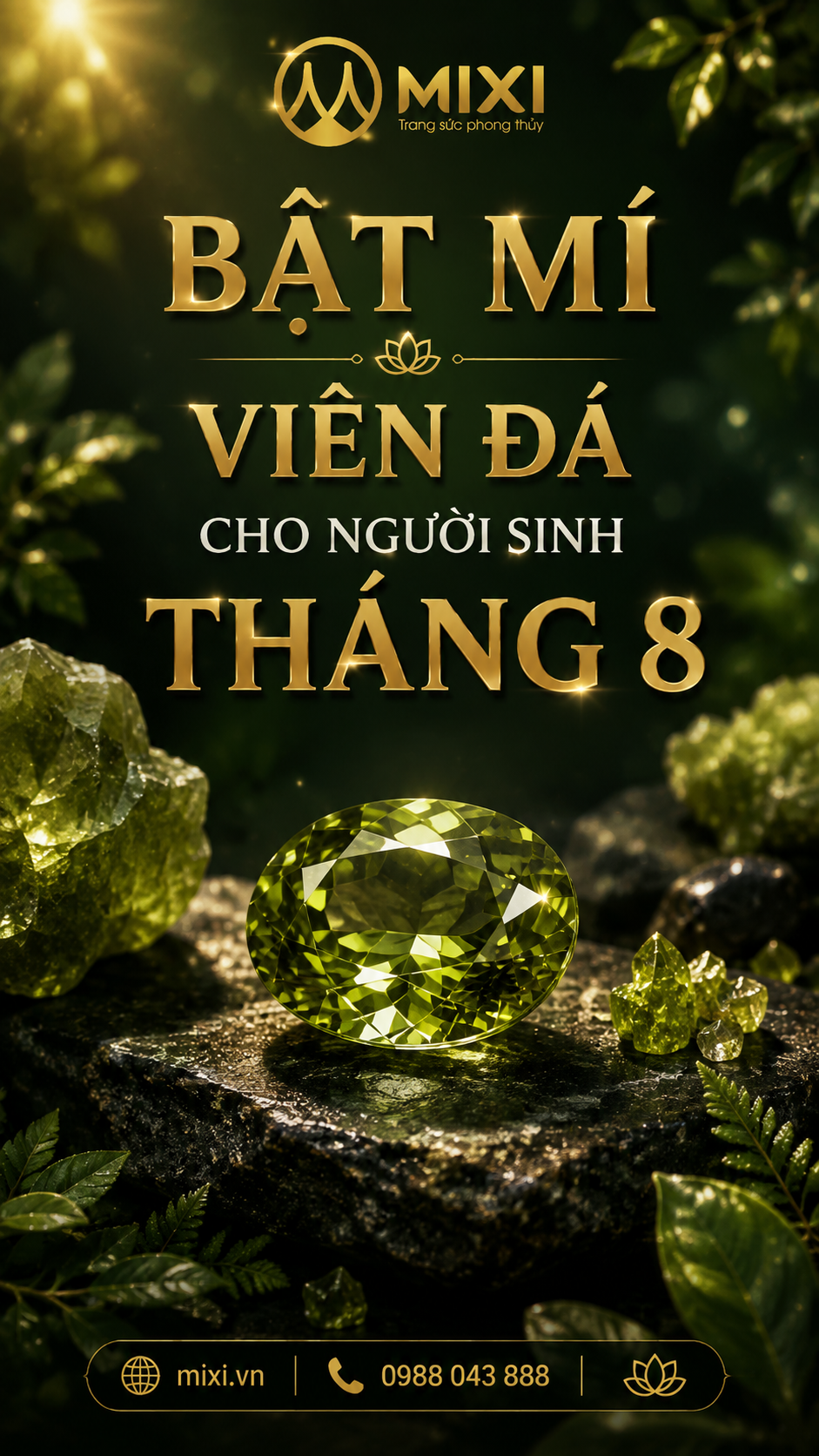 💎 BẬT MÍ VIÊN ĐÁ DÀNH RIÊNG CHO NGƯỜI SINH THÁNG 8!!! 💎