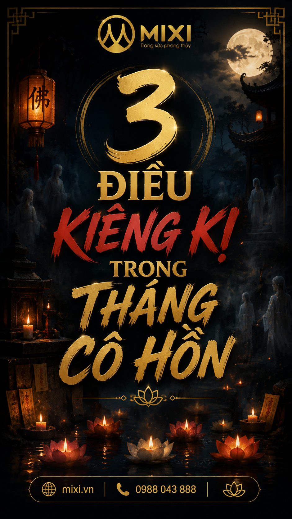 3 ĐIỀU KIÊNG KỊ TRONG THÁNG CÔ HỒN!!!