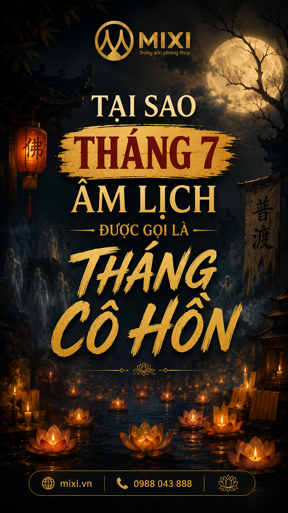 👻 Tháng 7 âm lịch – vì sao lại được gọi là Tháng Cô Hồn? Có thật đây là thời điểm “cửa địa ngục mở ra” như nhiều người vẫn truyền tai nhau?
