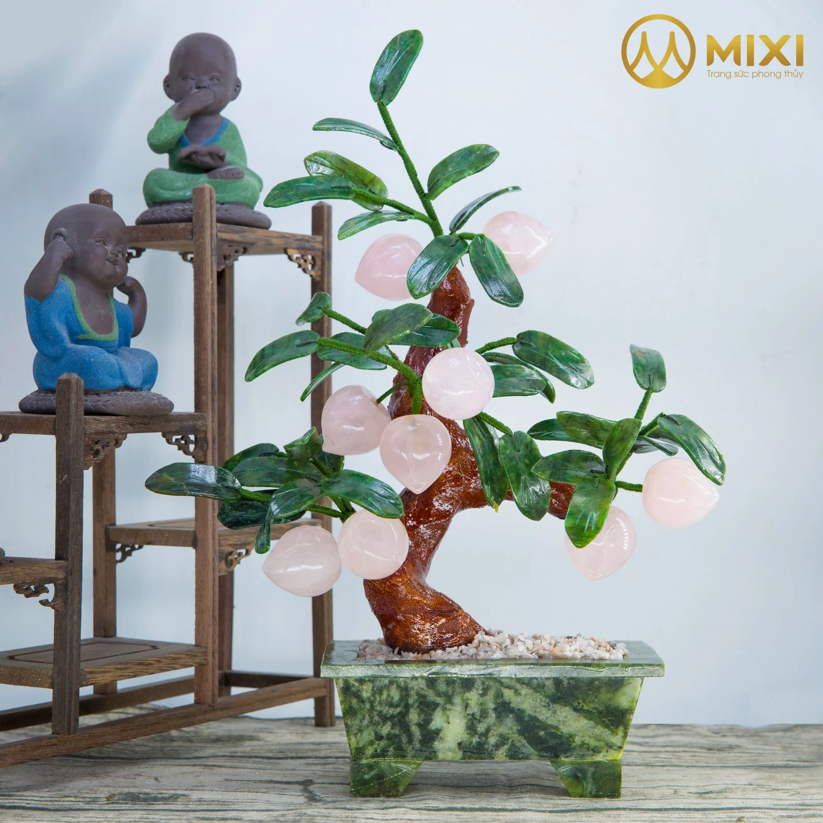 🌸 CÂY ĐÀO THẠCH ANH HỒNG – GIEO MAY MẮN, ĐÓN TÀI LỘC 🌸