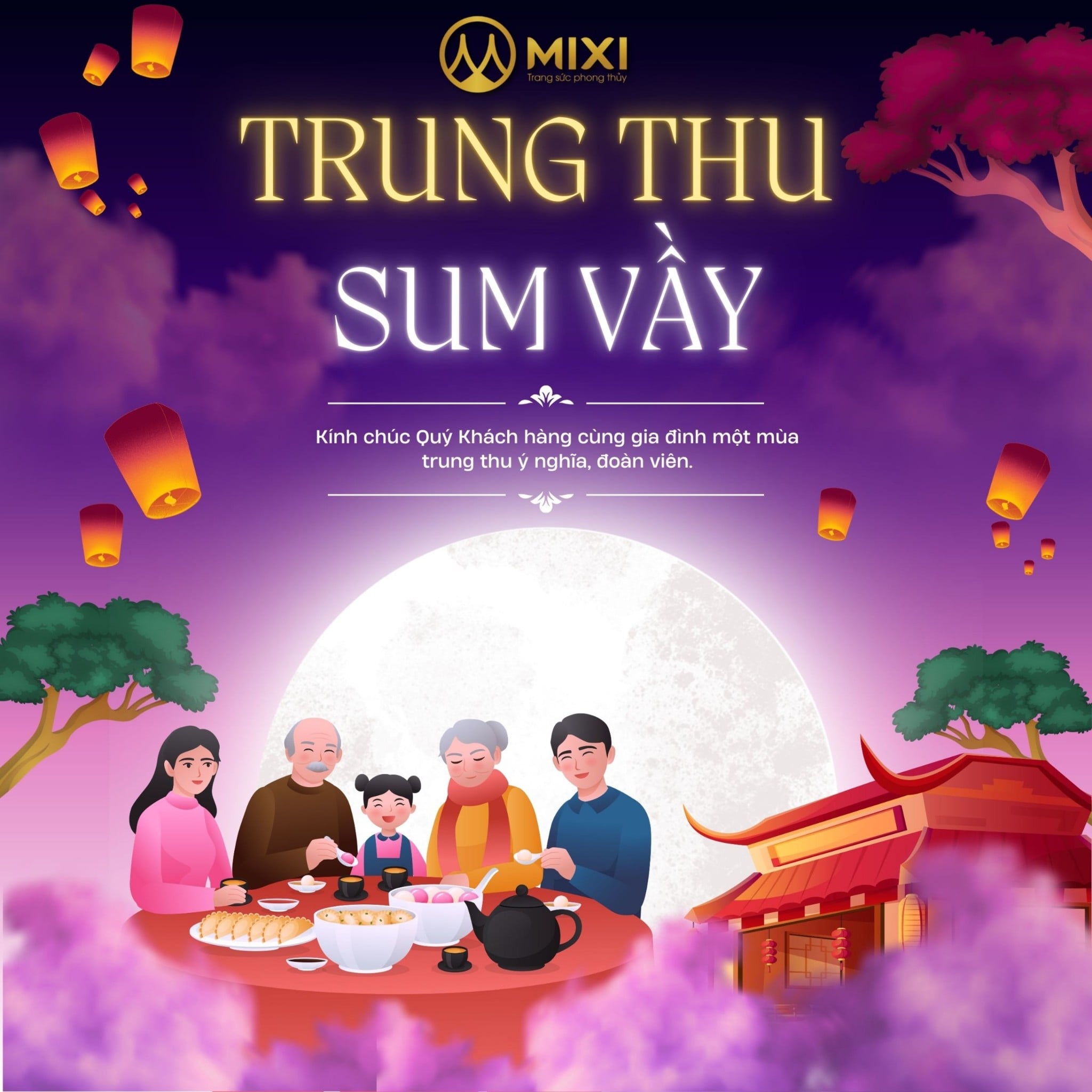 🌕 TRUNG THU SUM VẦY – ĐONG ĐẦY YÊU THƯƠNG 🏮