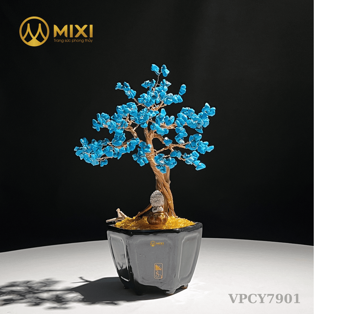 🌿 CÂY TÀI LỘC AMAZONITE – GÓI TRỌN SẮC XANH CÁT LÀNH 🌿