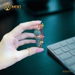 Vòng Tay Dây Cáp Túi Tiền Mix Ngũ Điếu Lam Ngọc – Thiết Kế Năng Động, Trọn Vẹn Tiền Tài