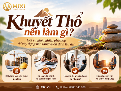 Khuyết Thuỷ nên làm gì, gợi ý nghề hợp theo phong thuỷ