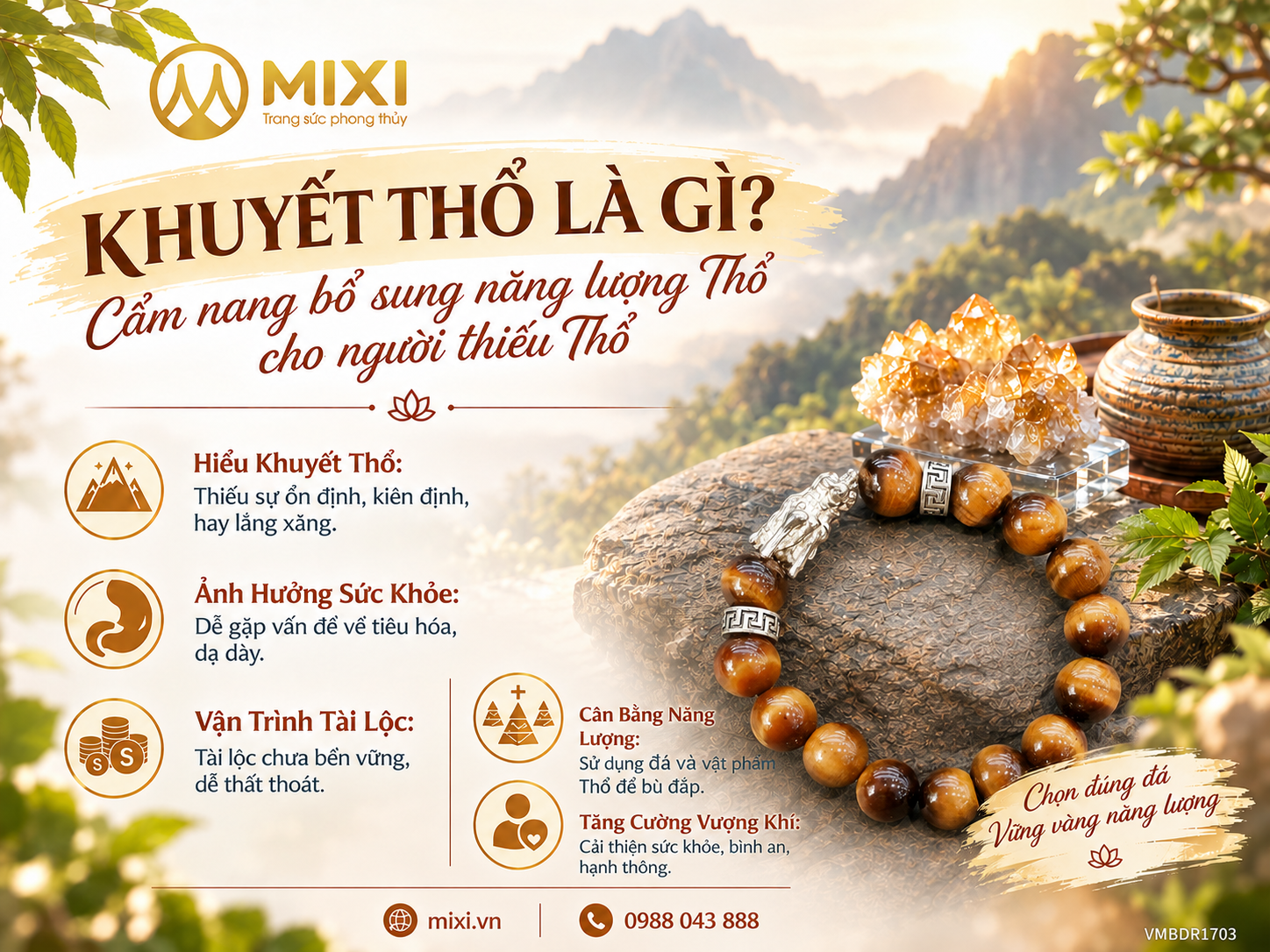 Khuyết Thổ trong Bát tự: Cách nhận biết và ứng dụng đúng cách