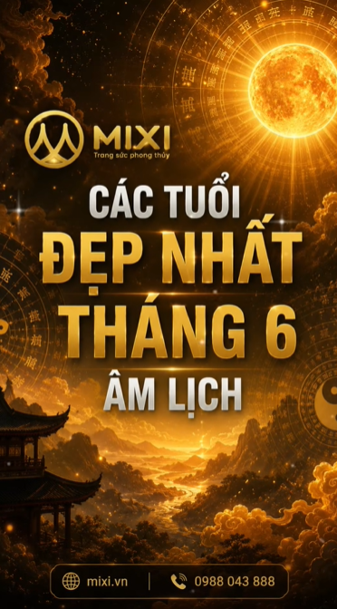 CÁC TUỔI ĐẸP NHẤT THÁNG 6 ÂM LỊCH, NHỜ CÁT TINH THÁI DƯƠNG CHIẾU MỆNH!!!