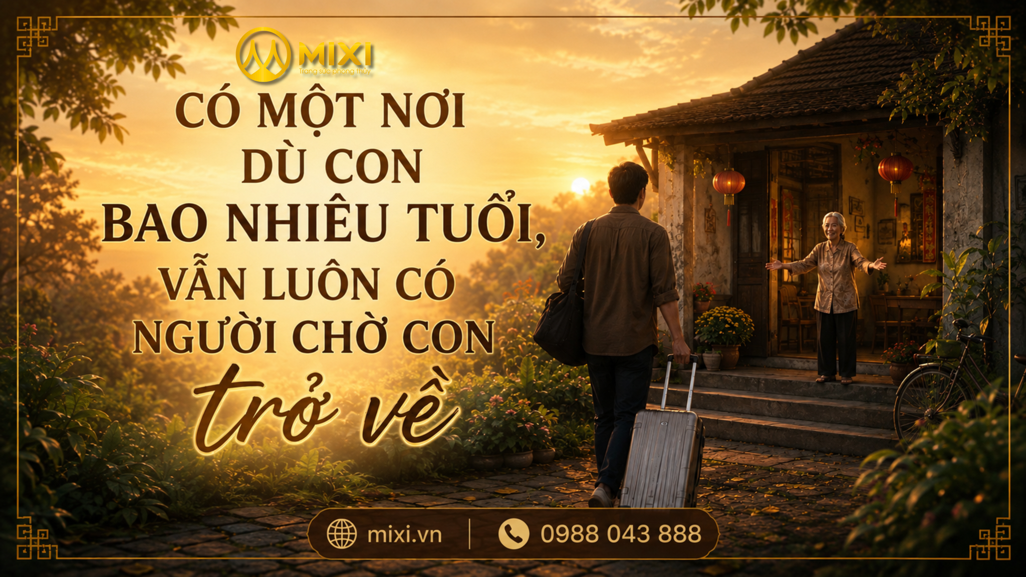 ❤️ CÓ MỘT NƠI DÙ CON BAO NHIÊU TUỔI, VẪN LUÔN CÓ NGƯỜI CHỜ CON TRỞ VỀ…