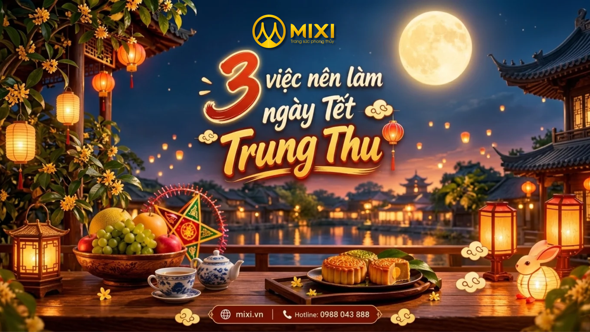 ✨ Trung Thu không chỉ là Tết đoàn viên, mà còn là thời điểm để đón may mắn, tài lộc và bình an.