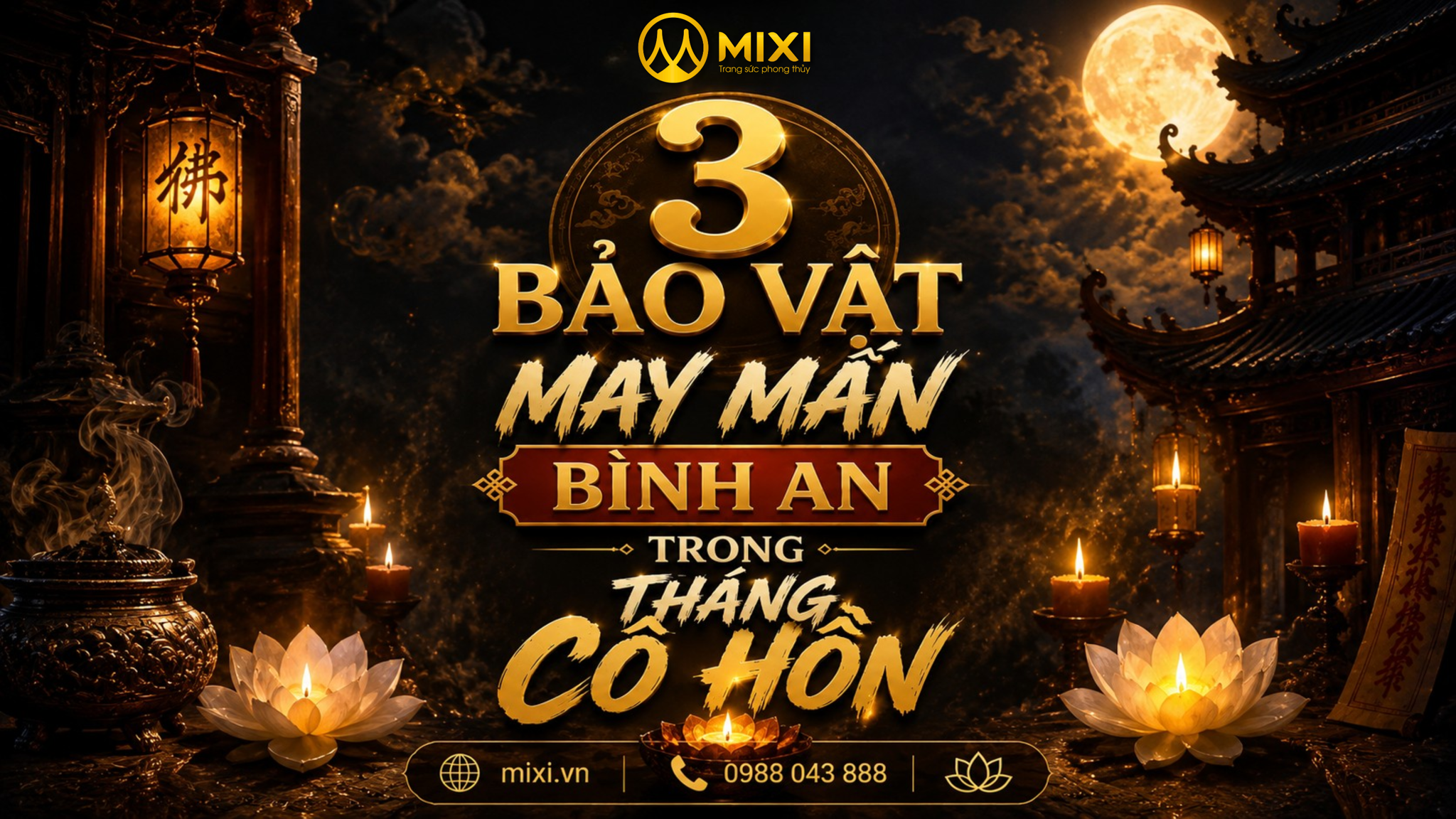 3 BẢO VẬT NÊN MANG BÊN MÌNH TRONG THÁNG CÔ HỒN!