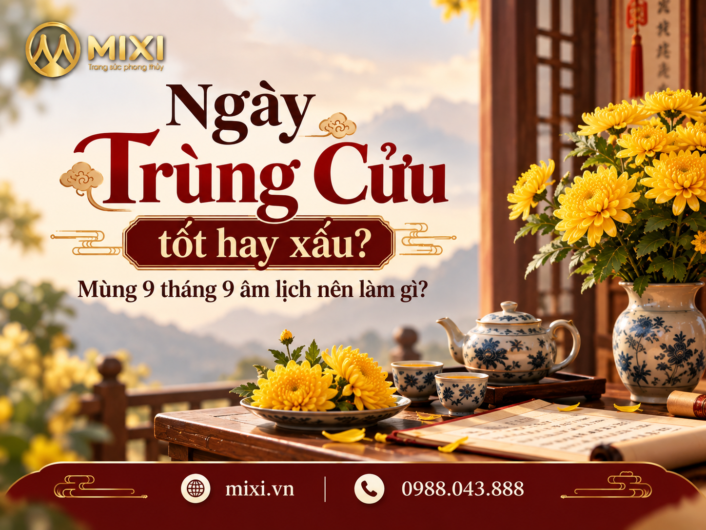 Ngày Trùng Cửu tốt hay xấu? Mùng 9 tháng 9 âm lịch nên làm gì?