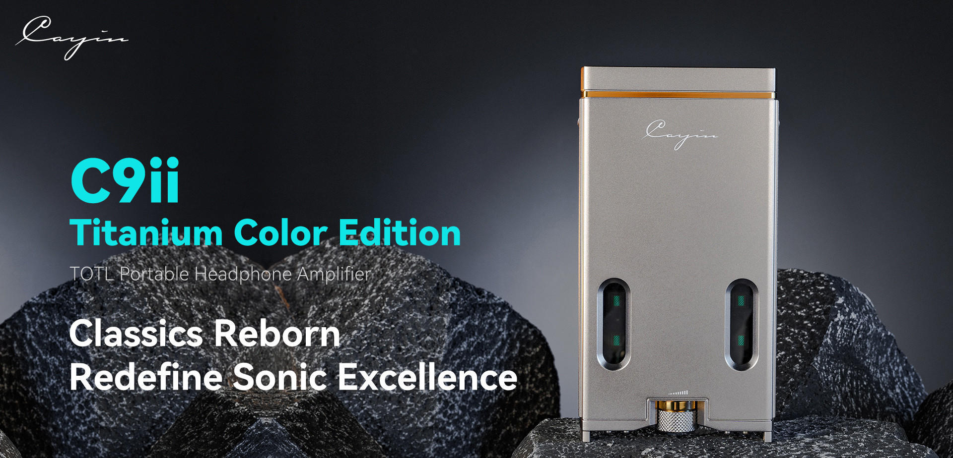 Cayin C9 II Titanium, Headphone Amp Tube, Class A, AB