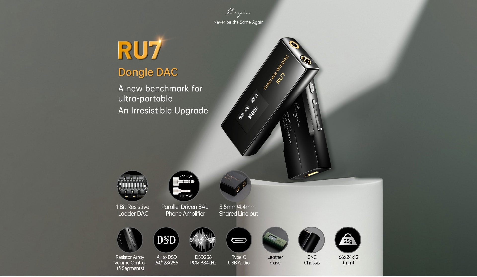 Cayin RU7 USB DAC. Soundcard, Headphone Amp