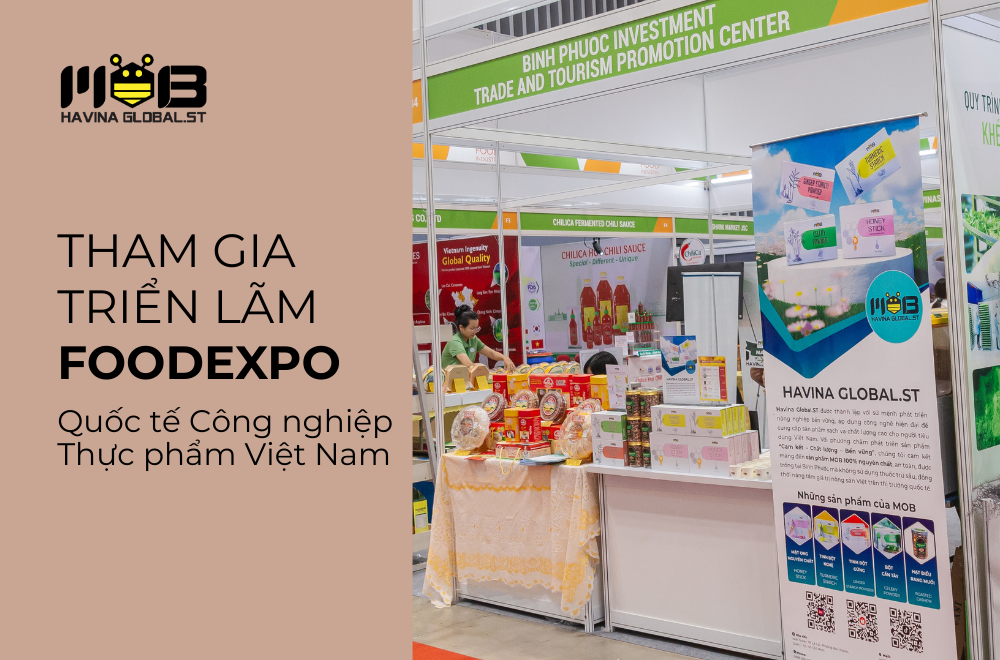 HAVINA GLOBAL.ST – Tham gia Triển lãm Quốc tế Công nghiệp Thực phẩm Việt Nam (Foodexpo 2024)