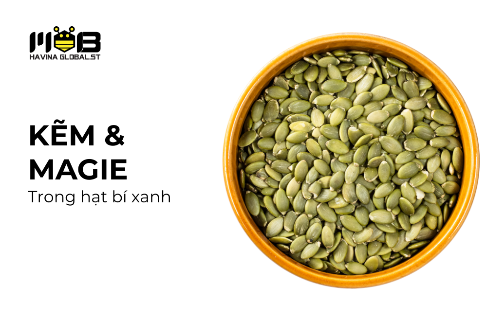 Kẽm và Magie trong hạt bí xanh: Dinh dưỡng và sức khỏe nam giới