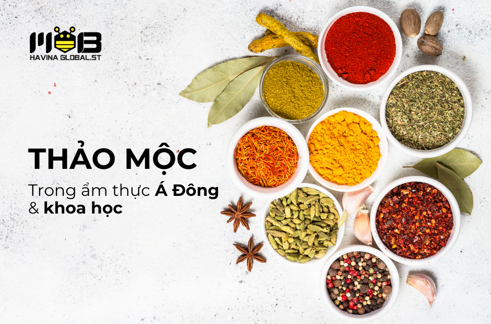 Thảo mộc trong ẩm thực Á Đông và khoa học hiện đại