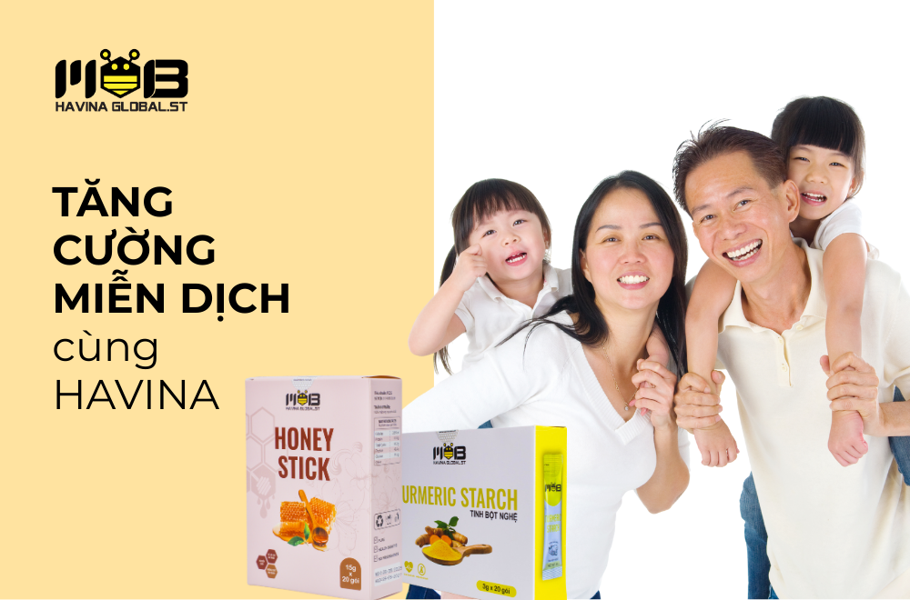 Bí quyết tăng cường miễn dịch cùng Havina