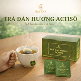 UỐNG TRÀ SAU ĂN 30 PHÚT CÙNG TRÀ ĐÀN HƯƠNG ACTISÔ TÚI LỌC HAVINA