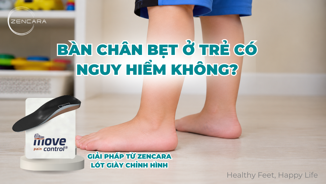 Bàn chân bẹt ở trẻ có nguy hiểm không?