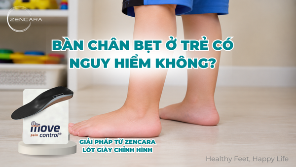 Bàn chân bẹt ở trẻ có nguy hiểm không?