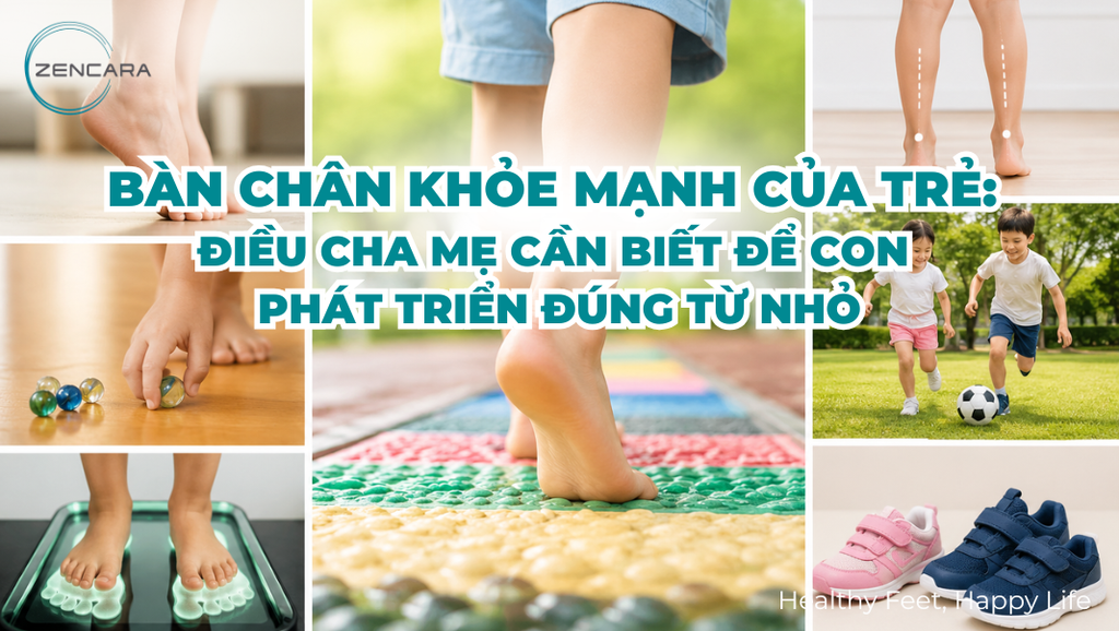 Bàn chân khỏe mạnh của trẻ: Điều cha mẹ cần biết để con phát triển đúng từ nhỏ