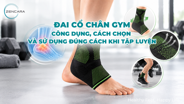 Đai cổ chân gym: Công dụng, cách chọn và sử dụng đúng cách khi tập luyện