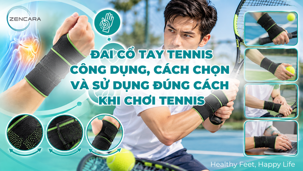 Đai cổ tay tennis: Công dụng, cách chọn và sử dụng đúng cách khi chơi tennis