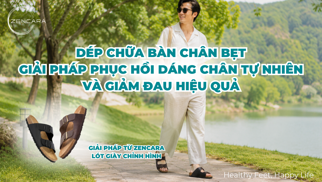 Dép chữa bàn chân bẹt, giải pháp phục hồi dáng chân tự nhiên và giảm đau hiệu quả