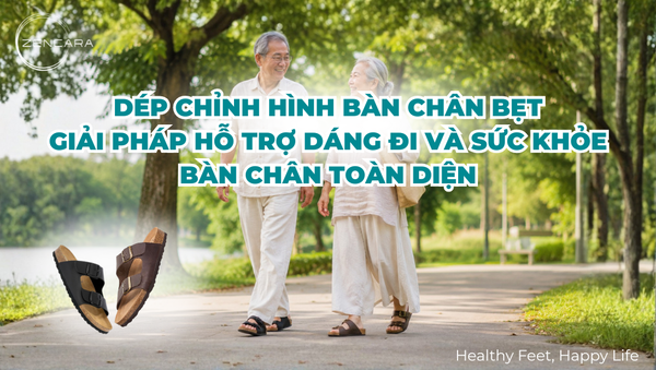Dép sức khoẻ người già, êm chân, an toàn, giảm đau nhức xương khớp