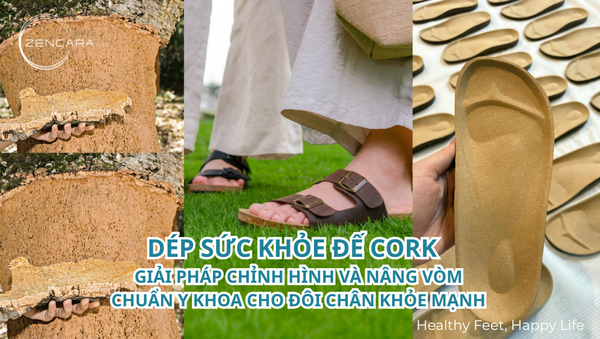 Dép bàn chân bẹt Zencara – Giải pháp chỉnh hình và nâng vòm chuẩn y khoa cho đôi chân khỏe mạnh