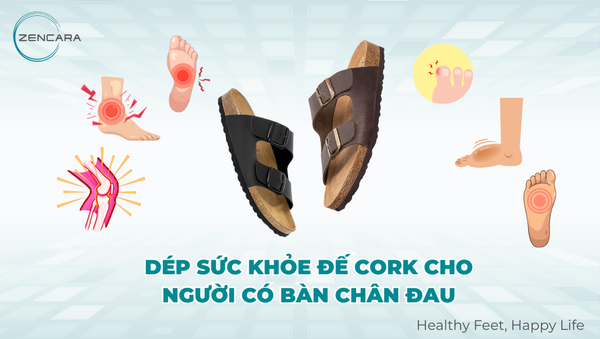 Dép cho người đau chân, giảm áp lực, êm ái và an toàn từng bước chân